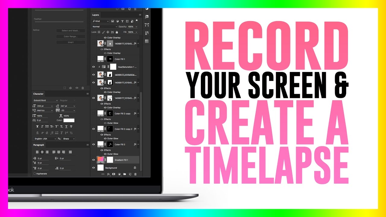 Best Timelapse Screen Record For Photoshop Mac